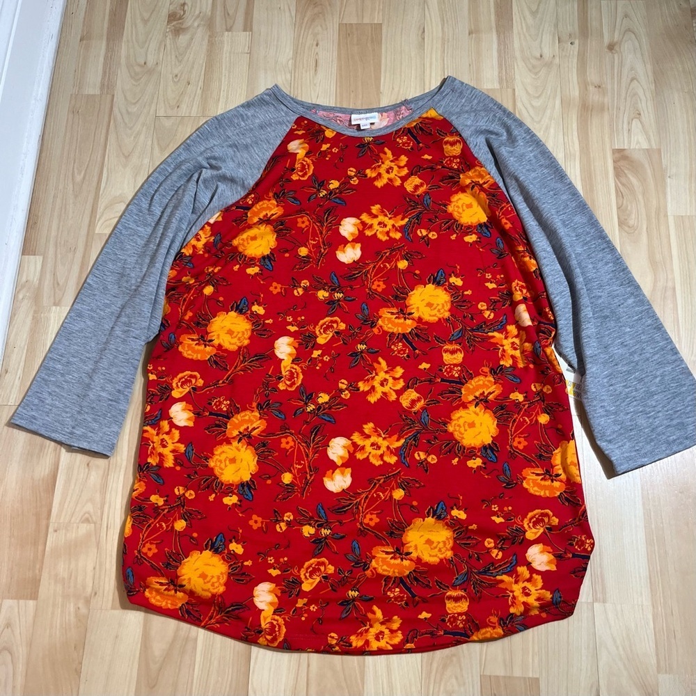 NEW With Tags Lularoe Randy Floral Blouse Top Women’s Size 3XL